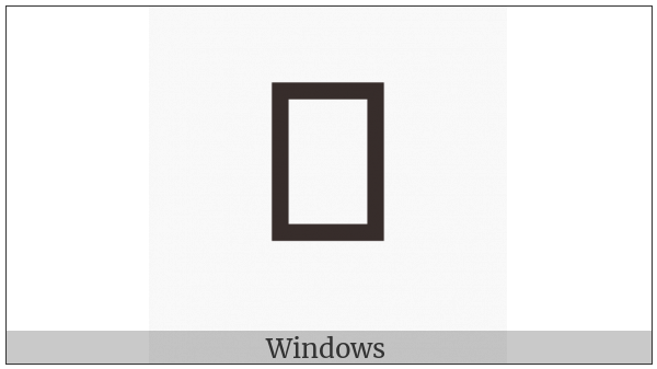 Nushu Character-1B272 on various operating systems