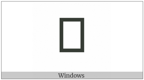 Nushu Character-1B2Ae on various operating systems
