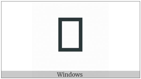 Nushu Character-1B2E8 on various operating systems