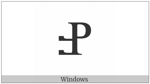 Glagolitic Capital Letter Nashi on various operating systems
