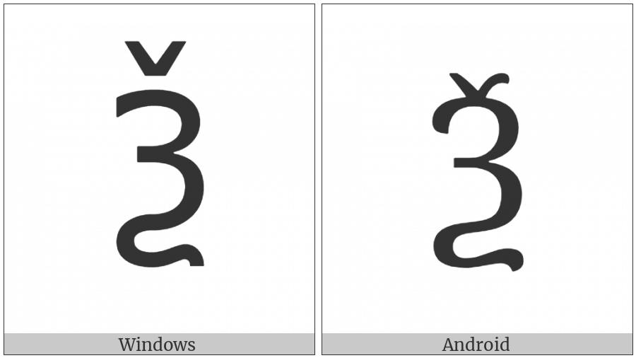 Cyrillic Capital Letter Ksi on various operating systems