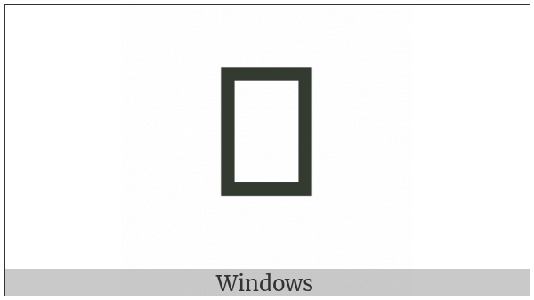 Duployan Letter X on various operating systems