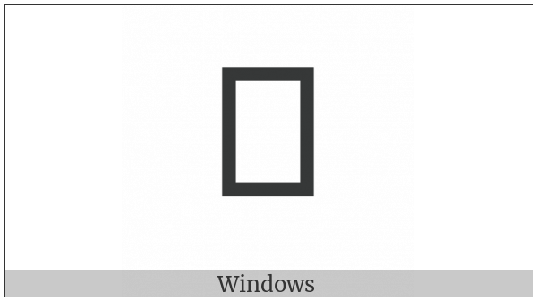 Duployan Affix Low Wave on various operating systems
