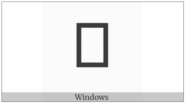 Coptic Capital Letter Khi on various operating systems