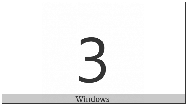 Coptic Small Letter Old Coptic Hori on various operating systems