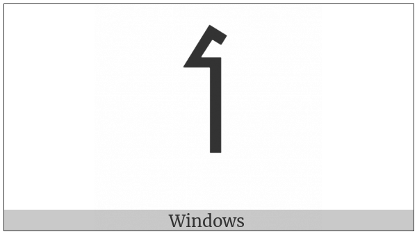 Coptic Capital Letter Old Coptic Hat on various operating systems