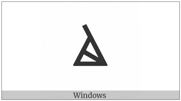 Coptic Capital Letter Old Coptic Shima on various operating systems