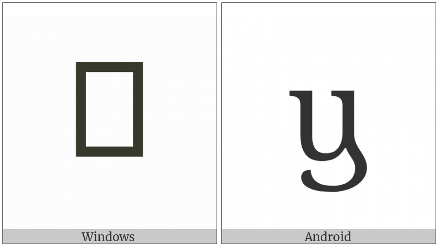 Georgian Small Letter Ban on various operating systems