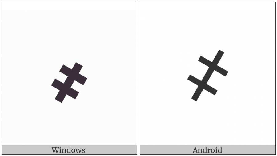 Cyrillic Thousands Sign on various operating systems