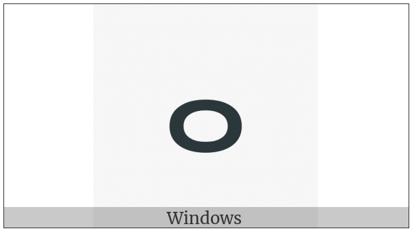 Tifinagh Letter Ya on various operating systems