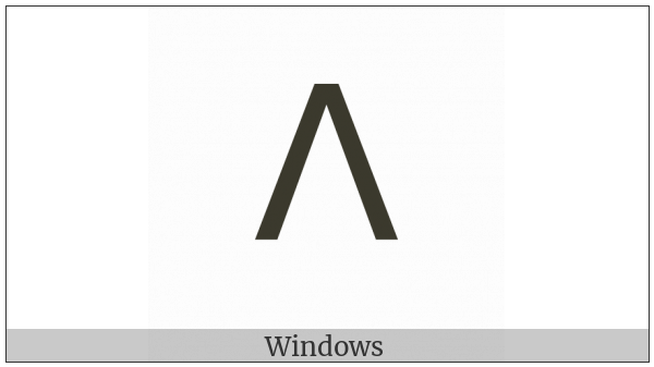 Tifinagh Letter Yad on various operating systems
