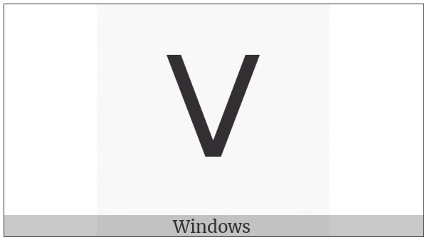 Tifinagh Letter Yadh on various operating systems