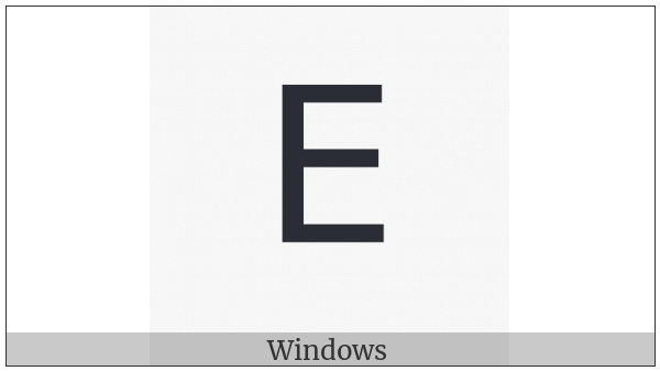 Tifinagh Letter Yadd on various operating systems