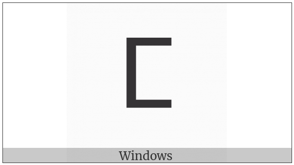Tifinagh Letter Yam on various operating systems