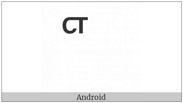 Combining Cyrillic Letter Es-Te on various operating systems