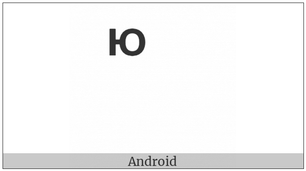 Combining Cyrillic Letter Yu on various operating systems
