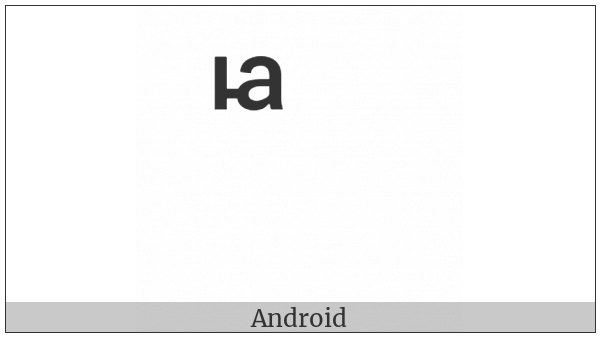 Combining Cyrillic Letter Iotified A on various operating systems