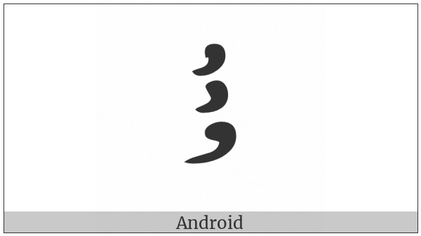 Byzantine Musical Symbol Ypokrisis Dipli on various operating systems