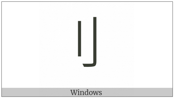 Cjk Radical Knife Two on various operating systems