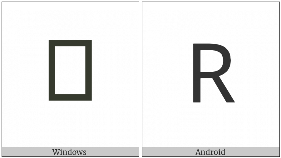 Greek Vocal Notation Symbol-23 on various operating systems