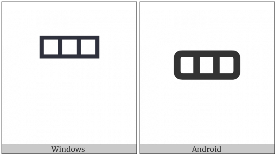 Cjk Radical Net Two on various operating systems