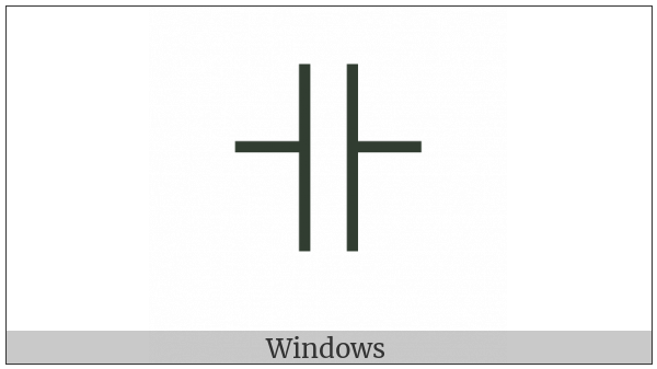 Cjk Radical Grass Three on various operating systems