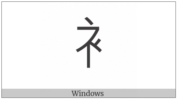 Cjk Radical Clothes on various operating systems