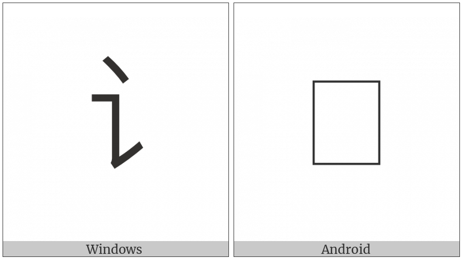 Cjk Radical C-Simplified Speech on various operating systems