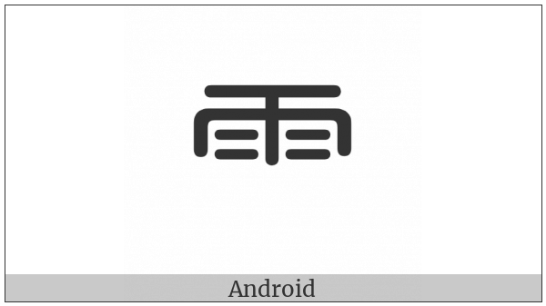 Cjk Radical Rain on various operating systems