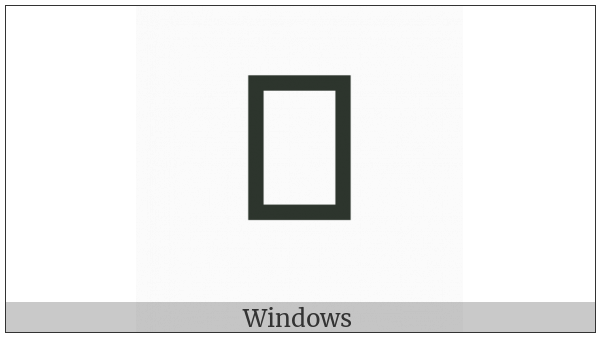 Mathematical Bold Italic Small U on various operating systems
