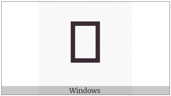Mathematical Fraktur Small A on various operating systems