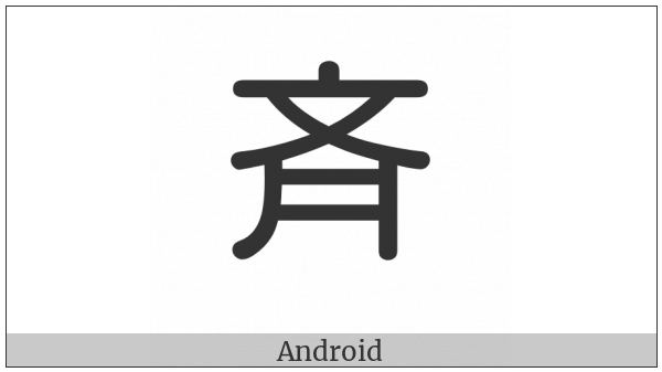 Cjk Radical J-Simplified Even on various operating systems