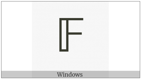 Mathematical Double-Struck Capital F on various operating systems