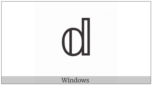 Mathematical Double-Struck Small D on various operating systems