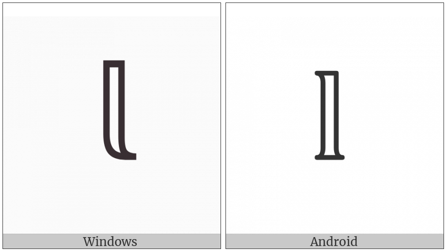 Mathematical Double-Struck Small L on various operating systems