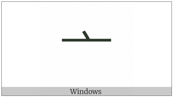 Kangxi Radical Lid on various operating systems