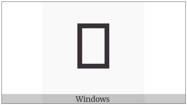Mathematical Bold Capital Theta on various operating systems