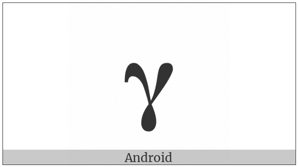 Mathematical Bold Small Gamma on various operating systems