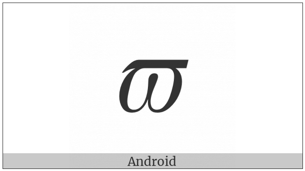Mathematical Italic Pi Symbol on various operating systems