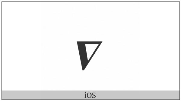 Mathematical Bold Italic Nabla on various operating systems