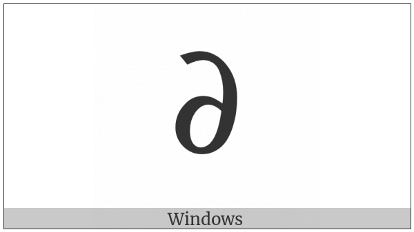 Mathematical Bold Italic Partial Differential on various operating systems