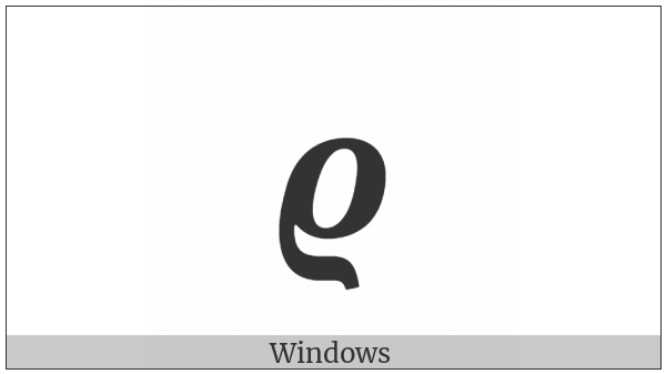 Mathematical Bold Italic Rho Symbol on various operating systems