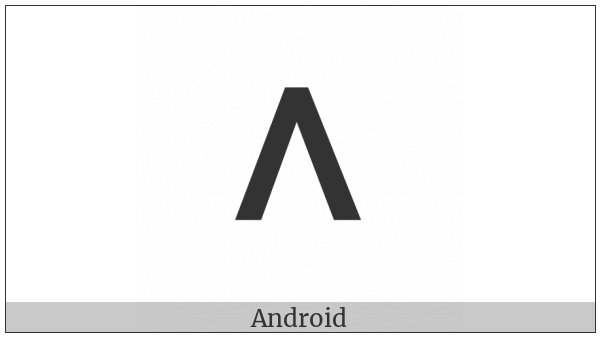 Mathematical Sans-Serif Bold Capital Lamda on various operating systems