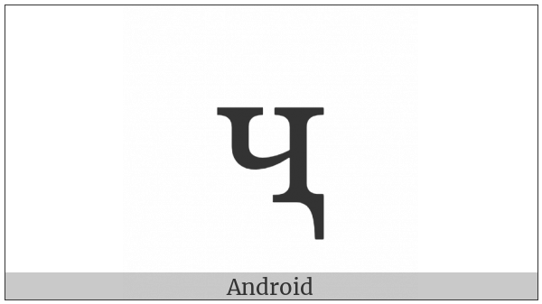 Cyrillic Small Letter Che With Descender on various operating systems