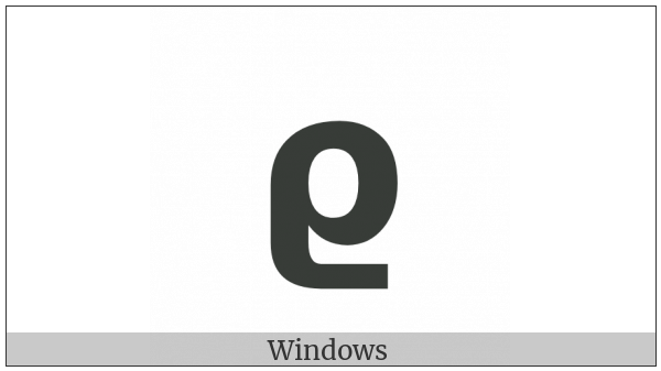 Mathematical Sans-Serif Bold Rho Symbol on various operating systems