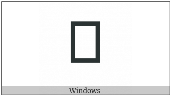 Signwriting Hand-Flat Four Fingers Conjoined Split on various operating systems