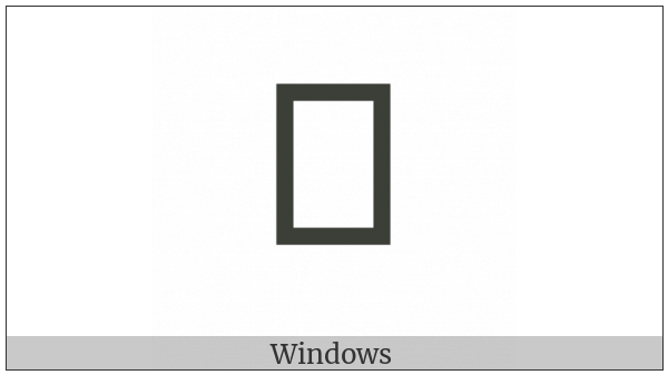 Signwriting Hand-Flat Five Fingers Spread Hinged No Thumb on various operating systems