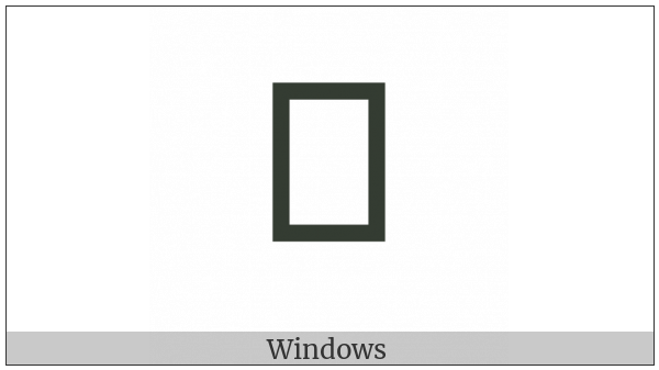 Signwriting Hand-Fist Little Index on various operating systems