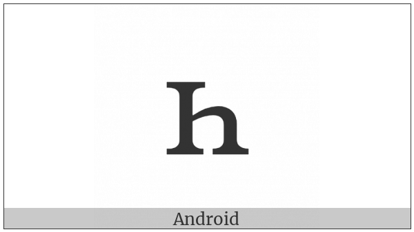 Cyrillic Small Letter Shha on various operating systems