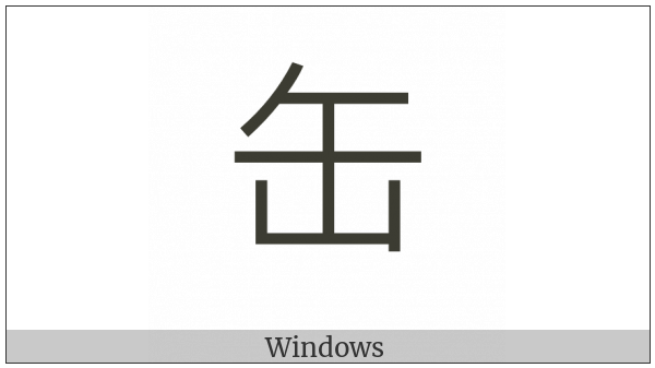 Kangxi Radical Jar on various operating systems